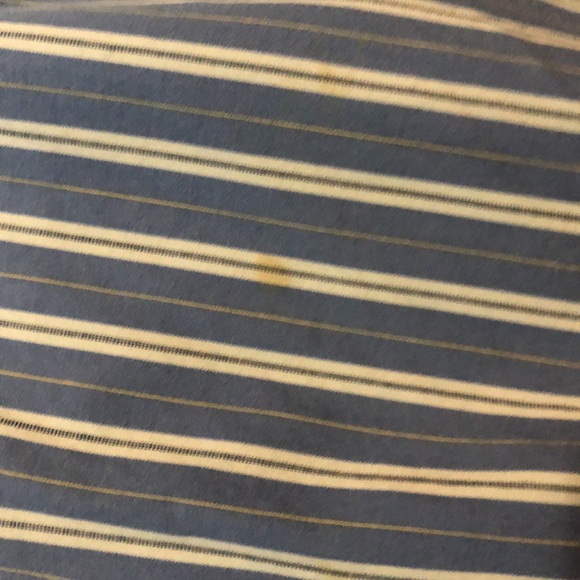 Tommy Hilfiger Blue and White Striped Button Down Shirt - Picture 7 of 8